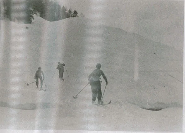 Skifahren in Kirchdorf 1934