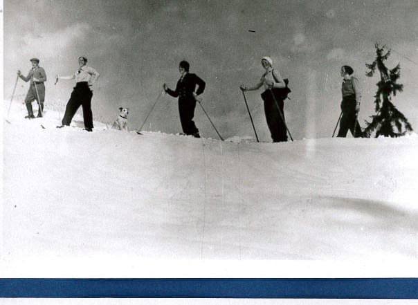 Skifahren in Kirchdorf 1934